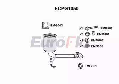 Катализатор (EuroFlo: ECPG1050)