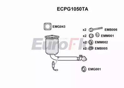 Катализатор (EuroFlo: ECPG1050TA)