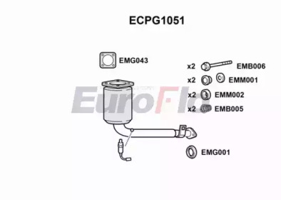 Катализатор (EuroFlo: ECPG1051)