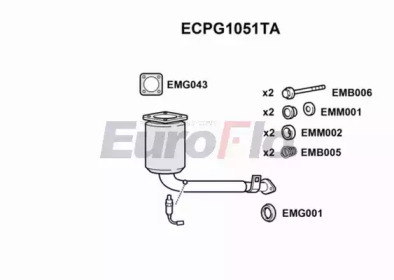 Катализатор (EuroFlo: ECPG1051TA)