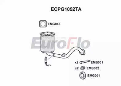 Катализатор (EuroFlo: ECPG1052TA)