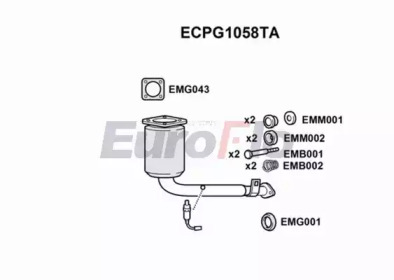 Катализатор (EuroFlo: ECPG1058TA)