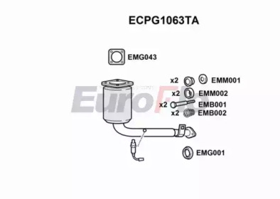 Катализатор (EuroFlo: ECPG1063TA)