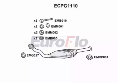 Катализатор (EuroFlo: ECPG1110)