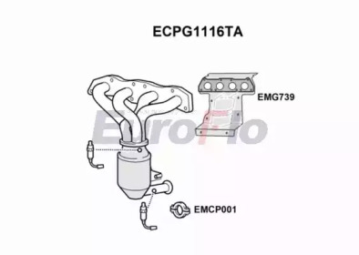 Катализатор (EuroFlo: ECPG1116TA)