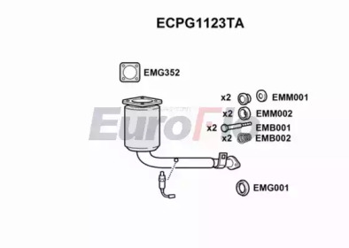 Катализатор (EuroFlo: ECPG1123TA)