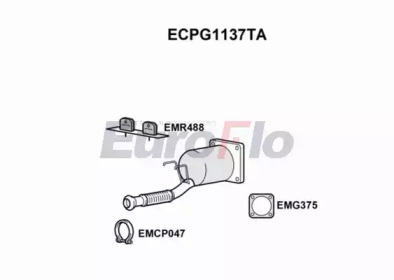 Катализатор (EuroFlo: ECPG1137TA)