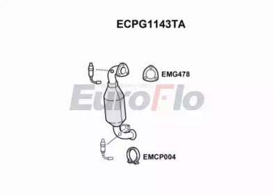 Катализатор (EuroFlo: ECPG1143TA)