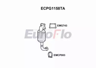 Катализатор (EuroFlo: ECPG1158TA)