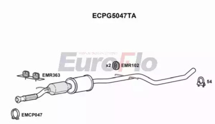 Катализатор (EuroFlo: ECPG5047TA)