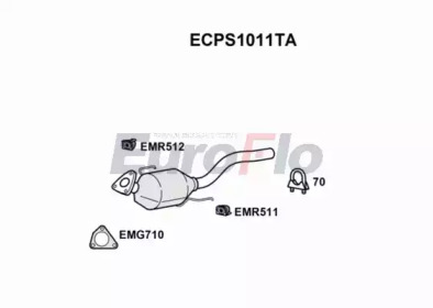 Катализатор (EuroFlo: ECPS1011TA)