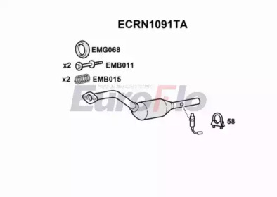 Катализатор (EuroFlo: ECRN1091TA)