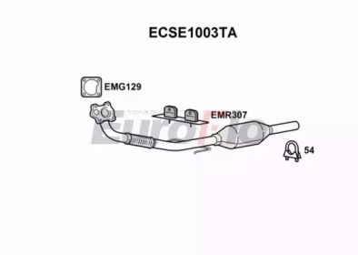 Катализатор (EuroFlo: ECSE1003TA)