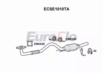 Катализатор (EuroFlo: ECSE1010TA)