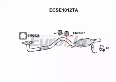 Катализатор (EuroFlo: ECSE1012TA)