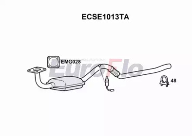 Катализатор (EuroFlo: ECSE1013TA)