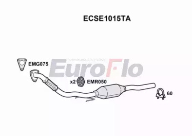 Катализатор (EuroFlo: ECSE1015TA)