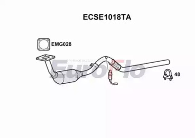 Катализатор (EuroFlo: ECSE1018TA)