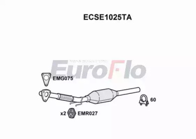 Катализатор (EuroFlo: ECSE1025TA)