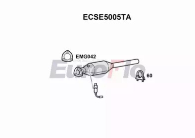 Катализатор (EuroFlo: ECSE5005TA)