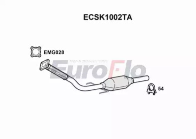 Катализатор (EuroFlo: ECSK1002TA)