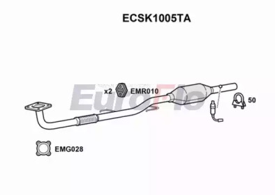 Катализатор (EuroFlo: ECSK1005TA)