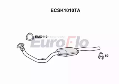 Катализатор (EuroFlo: ECSK1010TA)