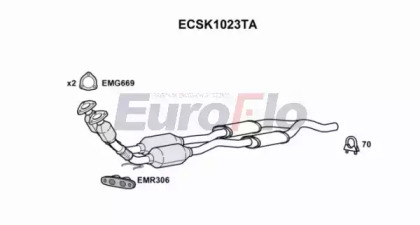 Катализатор (EuroFlo: ECSK1023TA)