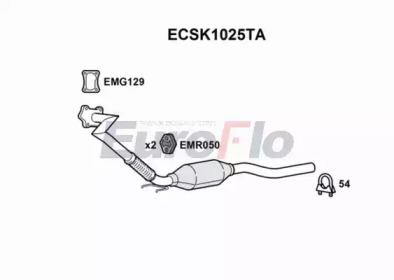 Катализатор (EuroFlo: ECSK1025TA)