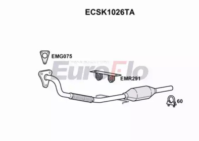 Катализатор (EuroFlo: ECSK1026TA)