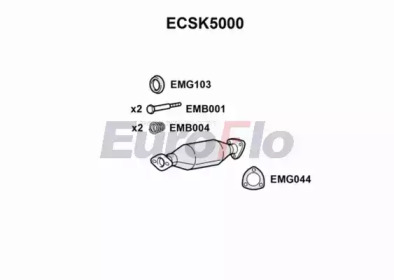 Катализатор (EuroFlo: ECSK5000)