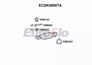 Катализатор (EuroFlo: ECSK5000TA)