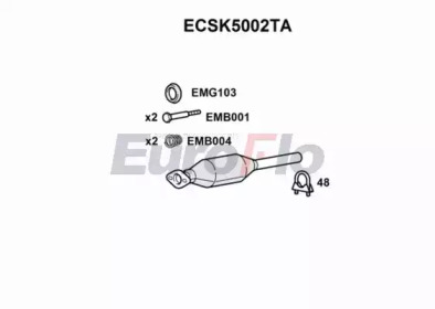 Катализатор (EuroFlo: ECSK5002TA)