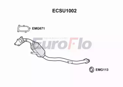 Катализатор (EuroFlo: ECSU1002)