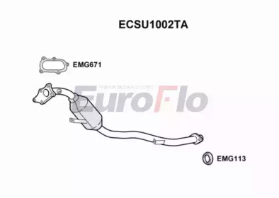 Катализатор (EuroFlo: ECSU1002TA)