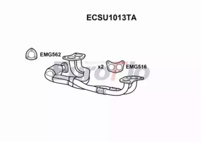 Катализатор (EuroFlo: ECSU1013TA)