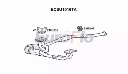 Катализатор (EuroFlo: ECSU1016TA)