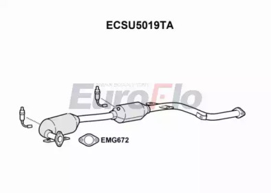 Катализатор (EuroFlo: ECSU5019TA)