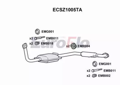 Катализатор (EuroFlo: ECSZ1005TA)