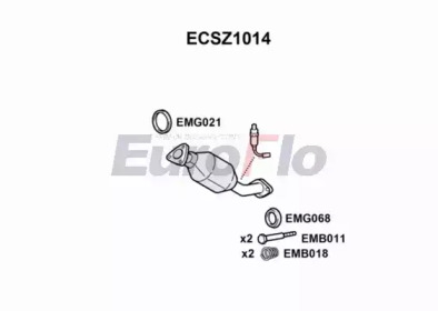 Катализатор (EuroFlo: ECSZ1014)