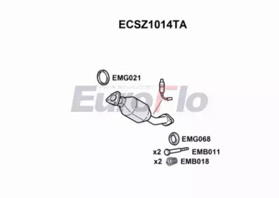 Катализатор (EuroFlo: ECSZ1014TA)