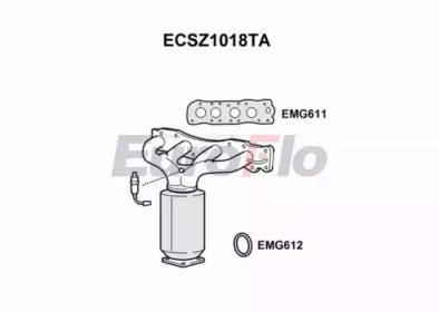 Катализатор (EuroFlo: ECSZ1018TA)