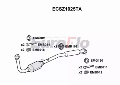 Катализатор (EuroFlo: ECSZ1025TA)