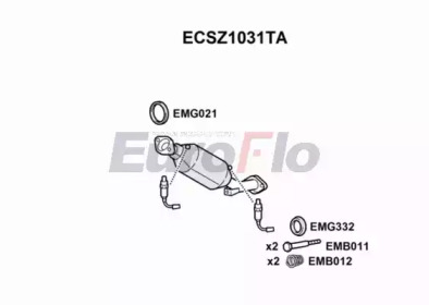 Катализатор (EuroFlo: ECSZ1031TA)