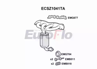 Катализатор (EuroFlo: ECSZ1041TA)