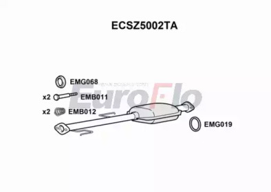 Катализатор (EuroFlo: ECSZ5002TA)