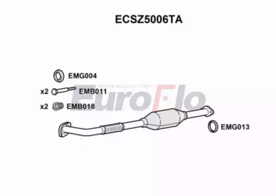 Катализатор (EuroFlo: ECSZ5006TA)