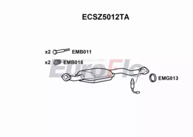 Катализатор (EuroFlo: ECSZ5012TA)