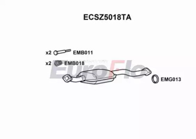 Катализатор (EuroFlo: ECSZ5018TA)