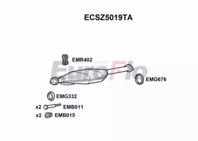 Катализатор (EuroFlo: ECSZ5019TA)